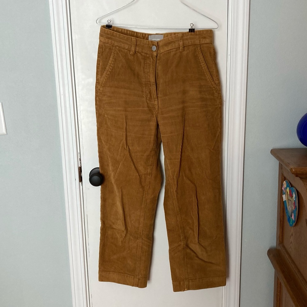 Everlane corduroy straight leg crop